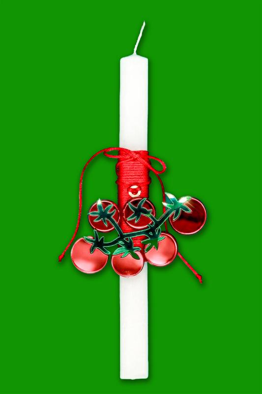 Tomato Garden Easter Candle